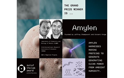 AMYLEN, lauréat du Grand Prix 'Out of Lab' - Anima